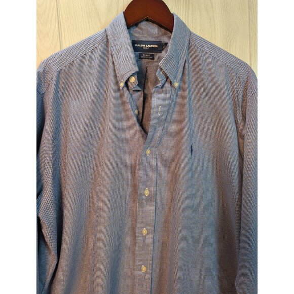 Ralph Lauren Men's Large Blake Cotton Multicolor Plaid Short Sleeve Button Shirt - Picture 2 of 7